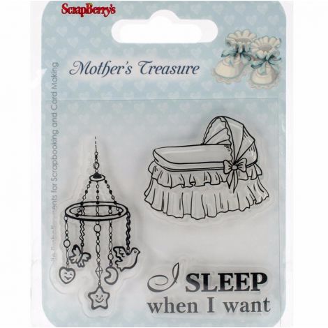 Stemple akrylowe ScrapBerry's 7cm, Mother's Treasure, 3szt